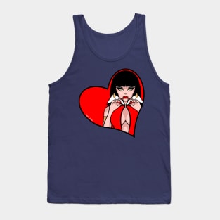 Vampirella Valentines Tank Top